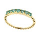 Anello in oro con Smeraldo Zambia AAA (de Melo)