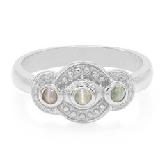 Anello in argento con Alessandrite Occhio di Gatto