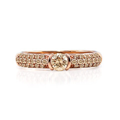 Anello in oro con Diamante Rose de France VS1 di Argyle