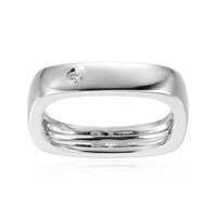 Anello in ottone con Diamante I3 (I) (Juwelo Style)