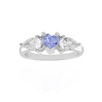 Anello in argento con Topazio Bianco