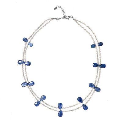 Collana in argento con Cianite