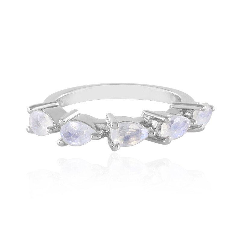 Anello in Argento 925 e Pietra di Luna – Sentiero Dei Cristalli