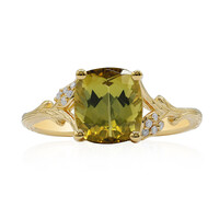 Anello in oro con Tormalina Neon del Congo (Smithsonian)