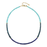 Collana in argento con Zaffiro Blu