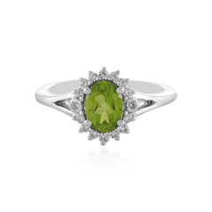 Anello in argento con Peridoto