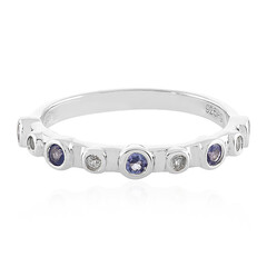 Anello in argento con Tanzanite
