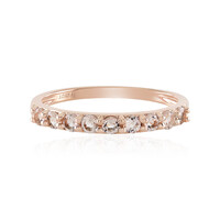 Anello in argento con Morganite