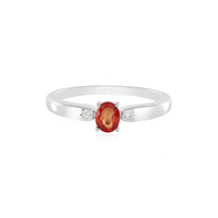 Anello in argento con Zaffiro Padparadscha