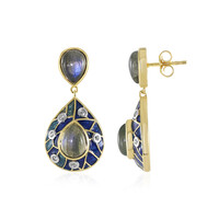 Orecchini in argento con Labradorite