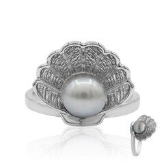 Anello in argento con Perla di Acqua Dolce