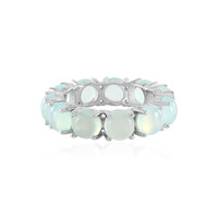 Anello in argento con Calcedonio Acqua