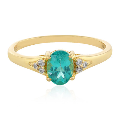 Anello in argento con Apatite Blu
