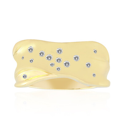 Anello in oro con Diamante VVS1 (G) (Annette)