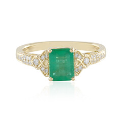 Anello in oro con Smeraldo Brasiliano (AMAYANI)