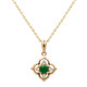 Collana in oro con Smeraldo Zambia AAA (CIRARI)