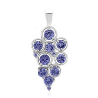 Ciondolo in argento con Tanzanite (non riscaldata)