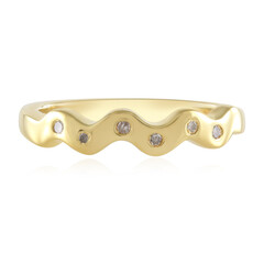 Anello in argento con Diamante I2 (I)