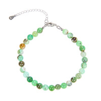 Bracciale in argento con Crisoprasio