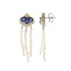 Orecchini in argento con Tanzanite (Gems en Vogue)