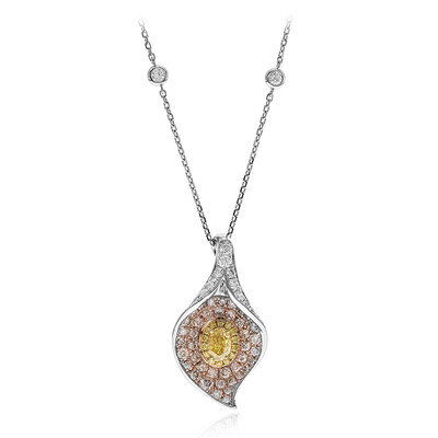 Collana in oro con Diamante Giallo SI2 (CIRARI)