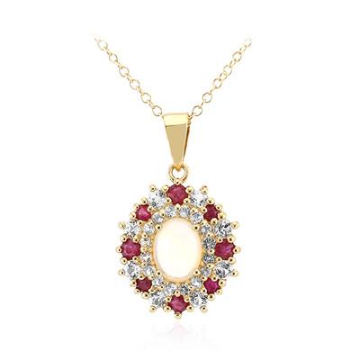 Collana in argento con Opale di Welo