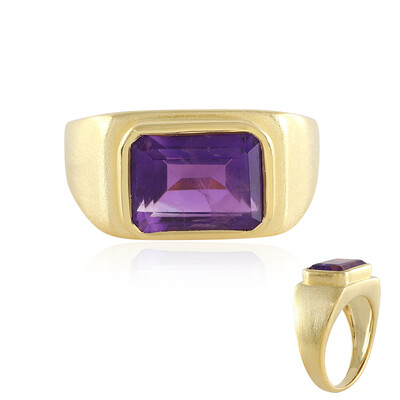 Anello in argento con Ametista Zambiana
