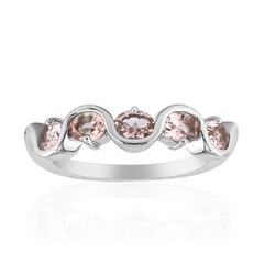Anello in argento con Tormalina Rosa Nigeriana