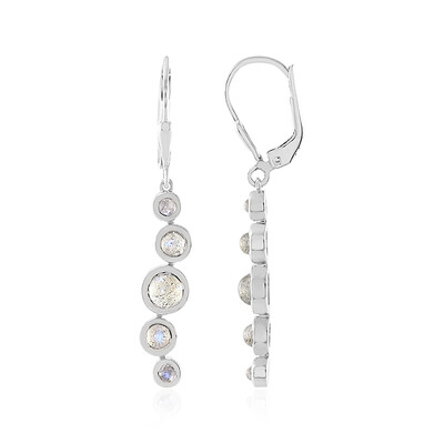 Orecchini in argento con Labradorite Blu Maniry (KM by Juwelo)