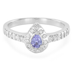 Anello in argento con Tanzanite