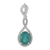 Ciondolo in argento con Grandidierite