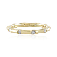 Anello in oro con Diamante IF (G) (de Melo)