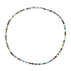 Collana in argento con Malachite