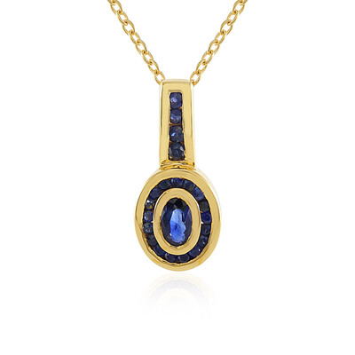 Collana in argento con Zaffiro Blu