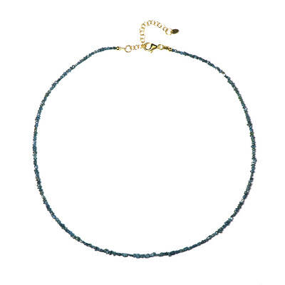 Collana in argento con Diamante Blu