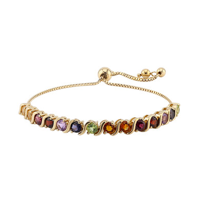 Bracciale in argento con Granato