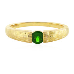 Anello in argento con Diopside Russo