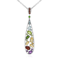 Collana in argento con Granato d’India