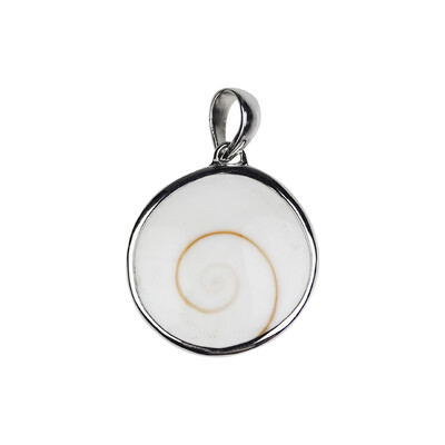 Ciondolo in argento con Occhio di Shiva
