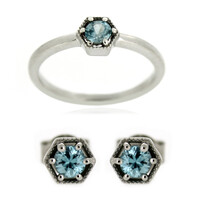 Anello in argento con Zircone Ratanakiri