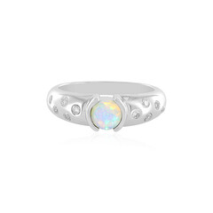 Anello in argento con Opale di Welo