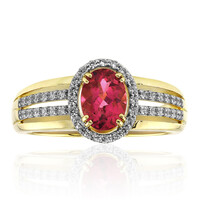 Anello in oro con Rubellite Nigeriana (Mark Kaufman)
