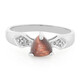 Anello in argento con Occhio di Tigre Rosso