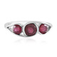 Anello in argento con Rubino del Madagascar