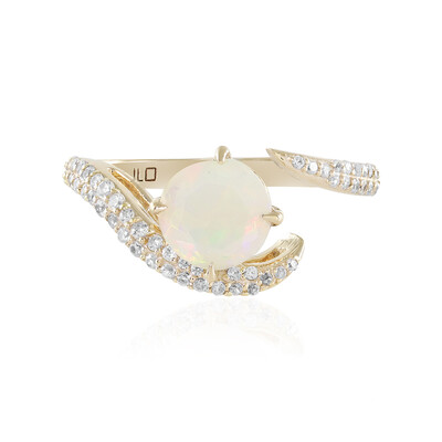 Anello in oro con Opale di Welo (de Melo)