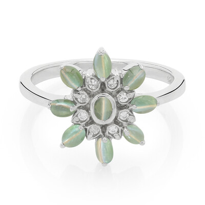 Anello in argento con Alessandrite Occhio di Gatto