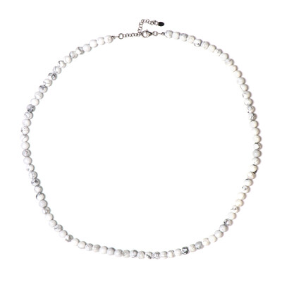 Collana in argento con Howlite