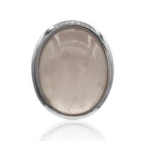 Ciondolo in argento con Quarzo Rosa