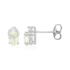 Orecchini in argento con Kunzite Canarino