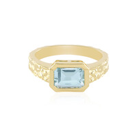 Anello in argento con Topazio Blu Cielo